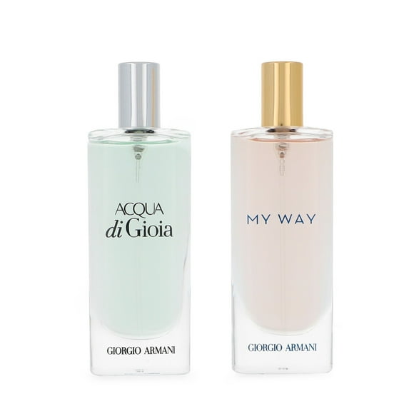 SET GIORGIO ARMANI 2PZS AQUA DI GIOIA 15ML EDP SPRAY/MY WAY 15ML EDP SPRAY