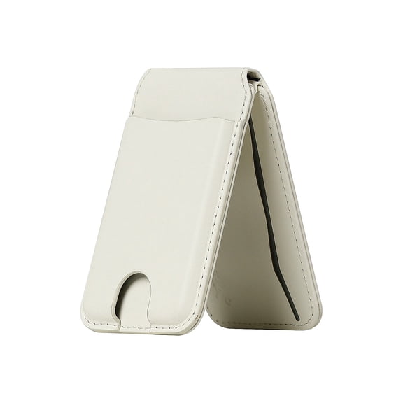 SaharaCase Genuine Leather Wallet Case with Magsafe for Apple iPhone White (CP00488)