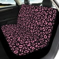 thumbnail image 3 of Pzuqiu Pink Leopard Car Seat Covers Full Set Soft Automotive Cover Accessories Easy to Install Full Wrapping Edge Seat Covers with Anti-Slip Full Backrest Fit for Most Cars and Most Sedans, 3 of 7