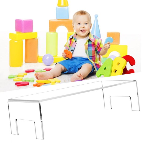 Gwong Decoración hogareña 2 unids / set Mostrando soportes resistente conveniente para almacenar bastidores de juguetes ecológicos de acrílico de 3 mm para dormitorio Gwong 21064269
