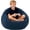 Blue, variant on Bean Bag Chair Memory Foam Bean Bag Chairs for Kids/Teens with Filling Round Kids Bean Bag Chair for Living Room Bedroom College Dorm Reading Chair