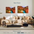 thumbnail image 3 of Elephant Stock Havasupai Canyon Falls Wall Art - Horizontal Canvas Wall Art - Living Room Wall Decor - Nature Canvas - Brown And Blue Decor - 45" x 30", 3 of 4