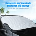 thumbnail image 1 of Mefallenssiah Car Anti- Half Cover Sunscreen Frost-Proof Snow Thickening Auto Front Cover, 1 of 7