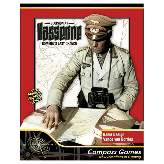Compass Games Decision At Kasserine Rommel's Last Chance CPA 1088