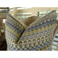 thumbnail image 2 of Plutus Designer Multicolor Merlot Way Handmade Throw Pillow - Blue - Navy & Yellow - 18 x 18 in., 2 of 3