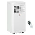 thumbnail image 1 of HOMCOM 8000 BTU Portable Air Conditioner for Room up to 344 Sq Ft, Cream, 1 of 8