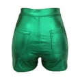 thumbnail image 6 of Alitao Shorts for Women Leather Shorts Women's Ripped High Waisted Denim Shorts Stretchy Jean Shorts Booty Shorts Womens Shorts Casual Army Green XL, 6 of 6