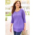 thumbnail image 2 of Catherines Women's Plus Size Shadow Stripe Tunic, 2 of 3