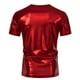 thumbnail image 4 of pstuiky Camisas de vestir de manga corta para hombre, Camiseta de manga corta con cuello redondo y estampado liso para hombre ropa de hombre m, 4 of 9
