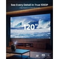 Projector Keystone Dangbei N2 mini 1080P Projector with Wifi and Bluetooth, Netflix ...