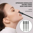 thumbnail image 2 of ZPAQI 360° Rotating Nasal Hair Cutter 2 in 1 Manual Nose Hair Trimmer Ear Pickers, 2 of 20