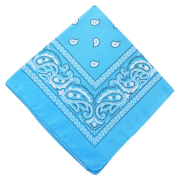17KM-Pañuelo cuadrado Punk para niña y niña, Bandanas bohemias para la cabeza, accesorios para el cabello