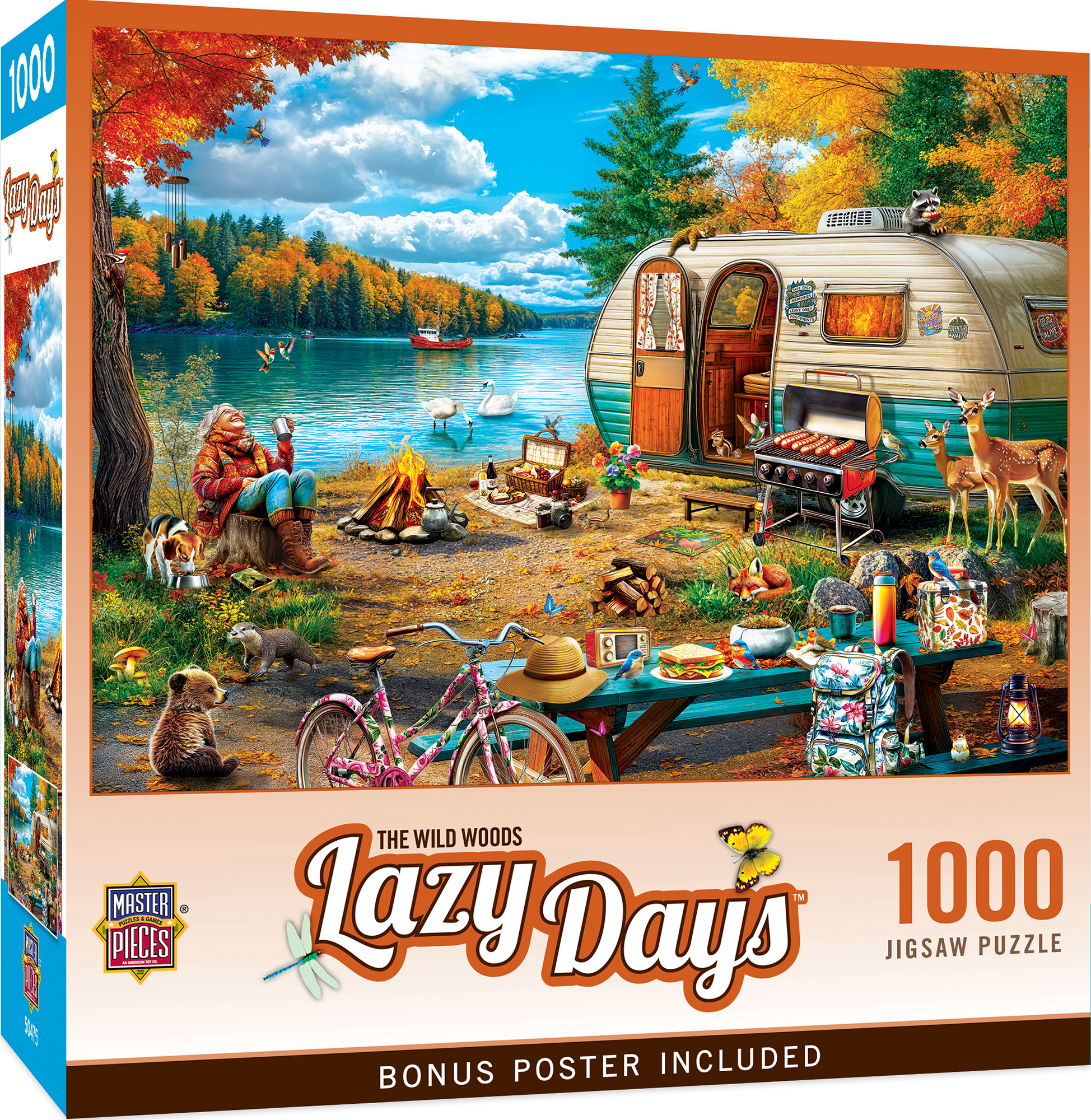 Lazy Days - The Wild Woods 1000 Piece Puzzle