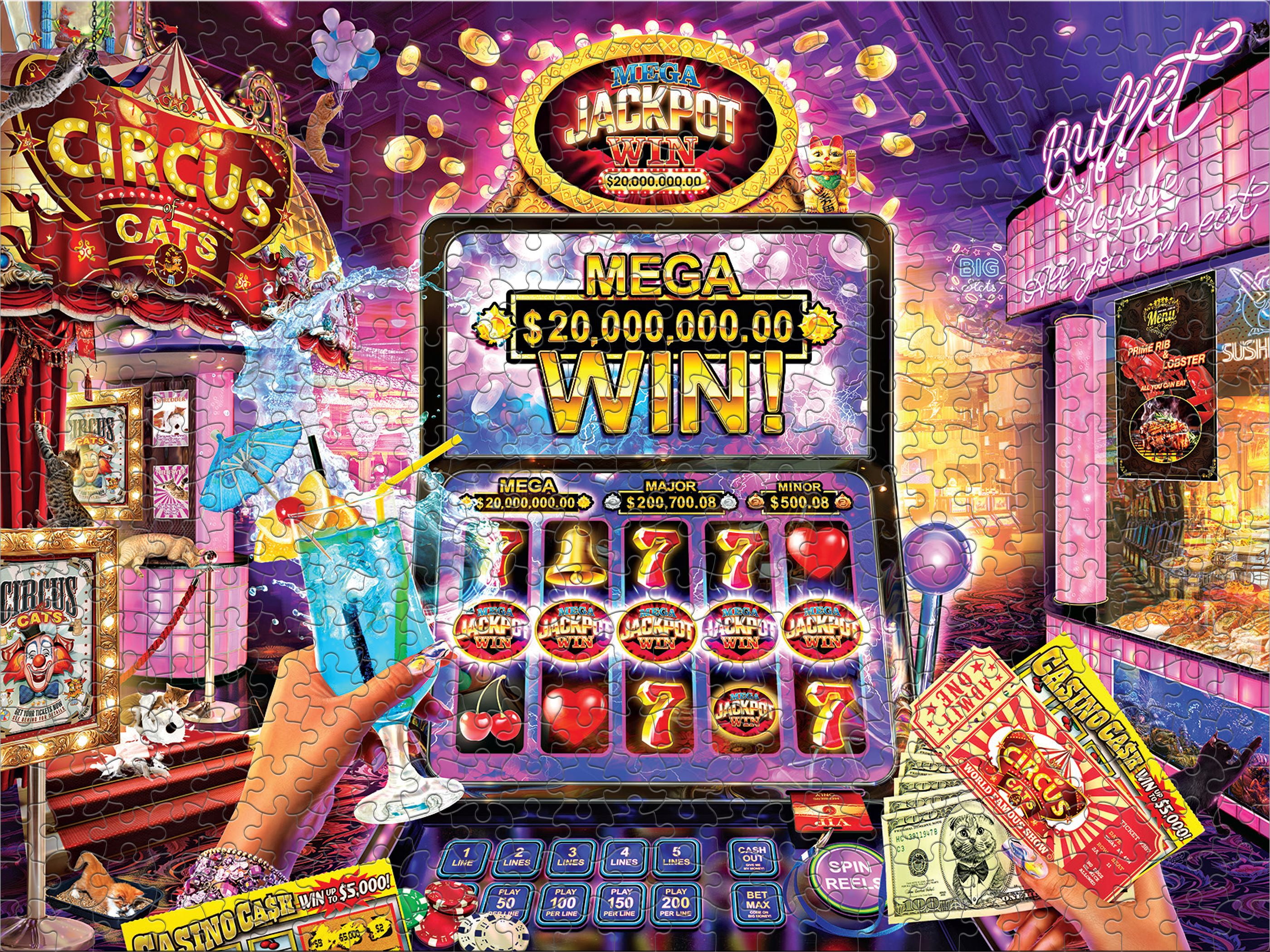 Ceaco 500 Piece Jackpot! (Jeff Haynie) Interlocking Jigsaw Puzzle