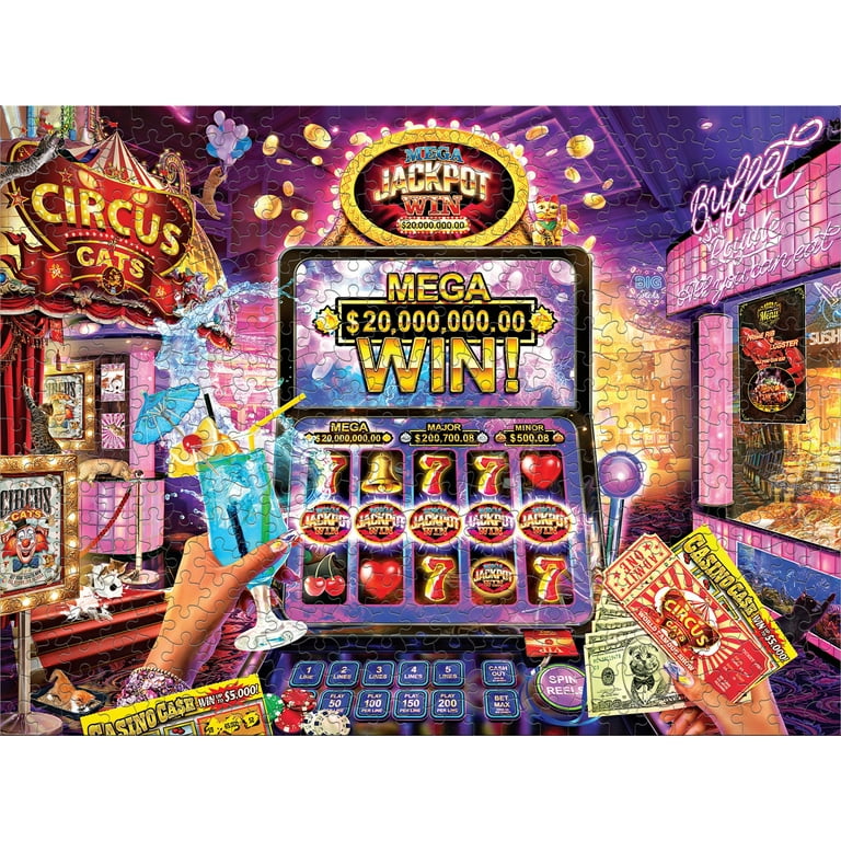 Ceaco 500 Piece Jackpot! (Jeff Haynie) Interlocking Jigsaw Puzzle