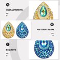 thumbnail image 3 of KAKOWELY 100pcs Water Drop Shape Rhinestones Flatback DIY Resin Rhinestones Patches,0.71"X0.51"X0.04", 3 of 5