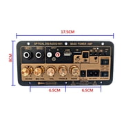 Bluetooth Amplifier Board 100W Digital Subwoofer Dual Microphone AMP Module for Home Car