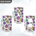thumbnail image 7 of Yayeee Blank Wall Plate Cover 1-Gang 4.5"x2.7" Home Unused Decorative Outlet, Purple Retro Pattern, 7 of 7