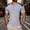 Gray, variant on Fashion Henley Shirts for Men Button Short Sleeve Business Office Dressy Shirt Waffle Colorblock Athletic Casual Tops