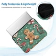 thumbnail image 2 of FORMRS 15"-15.6" Laptop Sleeve Protective Case Soft Carrying Quilted Computer Bag Cover, Christmas Gingerbread, 2 of 7
