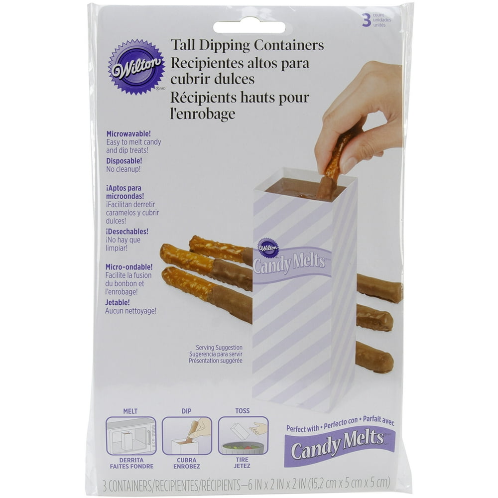 Wilton Candy Dipping Tools Tall Chocolate Dipping Containers Walmart