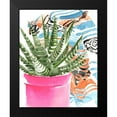 thumbnail image 2 of Parker, Jennifer Paxton 15x18 Black Modern Framed Museum Art Print Titled - Zebra Succulent II, 2 of 5