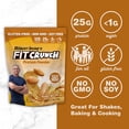 thumbnail image 6 of Fit Crunch Protein Powder, Peanut Butter, 25g Protein, 18 Servings, 6 of 7