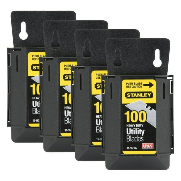 Cuchillas utilitarias Stanley 11-921A 1992 de alta resistencia, paquete de 100