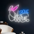 thumbnail image 2 of Handmadetneonsign Frohe Ostern Neon Sign, Frohe Ostern Led Sign, Happy Easter Neon Light Decor, 2 of 5