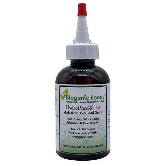 HydroProx 35 - Pure 35% Food Grade Hydrogen Peroxide (Diluted to 8% for Un-Restricted Shipping)