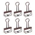 thumbnail image 3 of Clip de Carpeta de Papel Hueco Sujetadores Adhesivos de Cinta Abrazaderas 50 Uds 32mm Conjunto de Clip de Carpeta de Alambre de Metal Multiusos ANGGREK Otros, 3 of 8