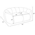 thumbnail image 6 of Leumius Oversized Floor Sofa for Living Room Bedroom, Bean Bag Chair for Adults, Ultra Soft Fluffy Loveseat Bean Bag Sofa, Cozy Reading Chair with Filler Beige, 6 of 6
