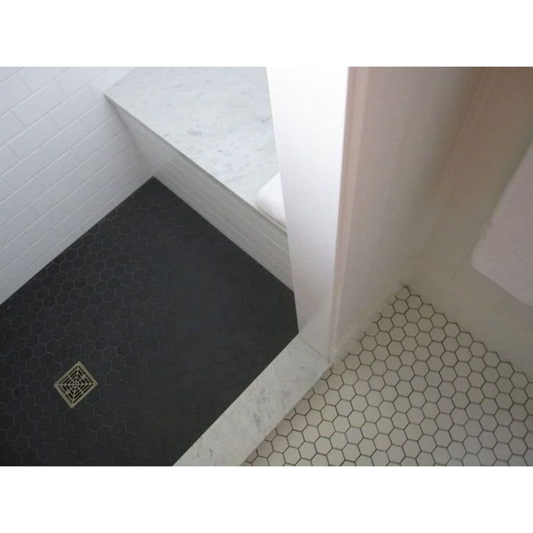 Hex Matte Black Porcelain Mosaic Wall and Floor Tile - 2 x 2 in. Hex Matte Black Porcelain Mosaic Wall and Floor Tile - 2 x 2 in.