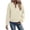 #03Yellow, variant on Womens Zip Up Sweatshirt No Hood Lightweight Fall Bomber Jacket Casual Long Sleeve Zipper Cardigan Shacket Brown L