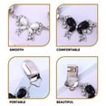 thumbnail image 3 of 2pcs Delicate Scarf Clips Zinc Alloy Scarf Clothes Clips Decorative Shawl Clips, 3 of 8