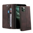 thumbnail image 2 of Allytech Wallet Cover for iPhone 11 Pro Max, Shockproof PU Leather Kickstand Wallet Card RFID Blocking Magnetic Folio Holder, Book Style Anti-Scratch Phone Case For iPhone 11 Pro Max,
Brown, 2 of 14