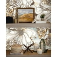 thumbnail image 4 of NextWall Harry & Grace Ink Rose Peel and Stick Wallpaper 20.5 in. W x 18 ft. L - Mocha & Blue Mist, 4 of 8