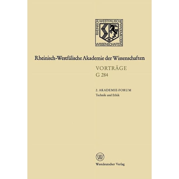 Rheinisch-Westfälische Akademie Der Wiss Geisteswissenschaften: Vorträge - G 284, Book 284, (Paperback)