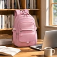 thumbnail image 5 of AHMOMEI Backpack 17.32", Large Capacity Multi Pocket Laptop Backpack with Adjustable Shoulder Straps, Waterproof Rucksack for Travel, Office & Outings Black, 5 of 5