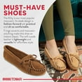 thumbnail image 4 of Minnetonka Womens Kilty Moccasin Brown Arizona Size 8.5, 4 of 6
