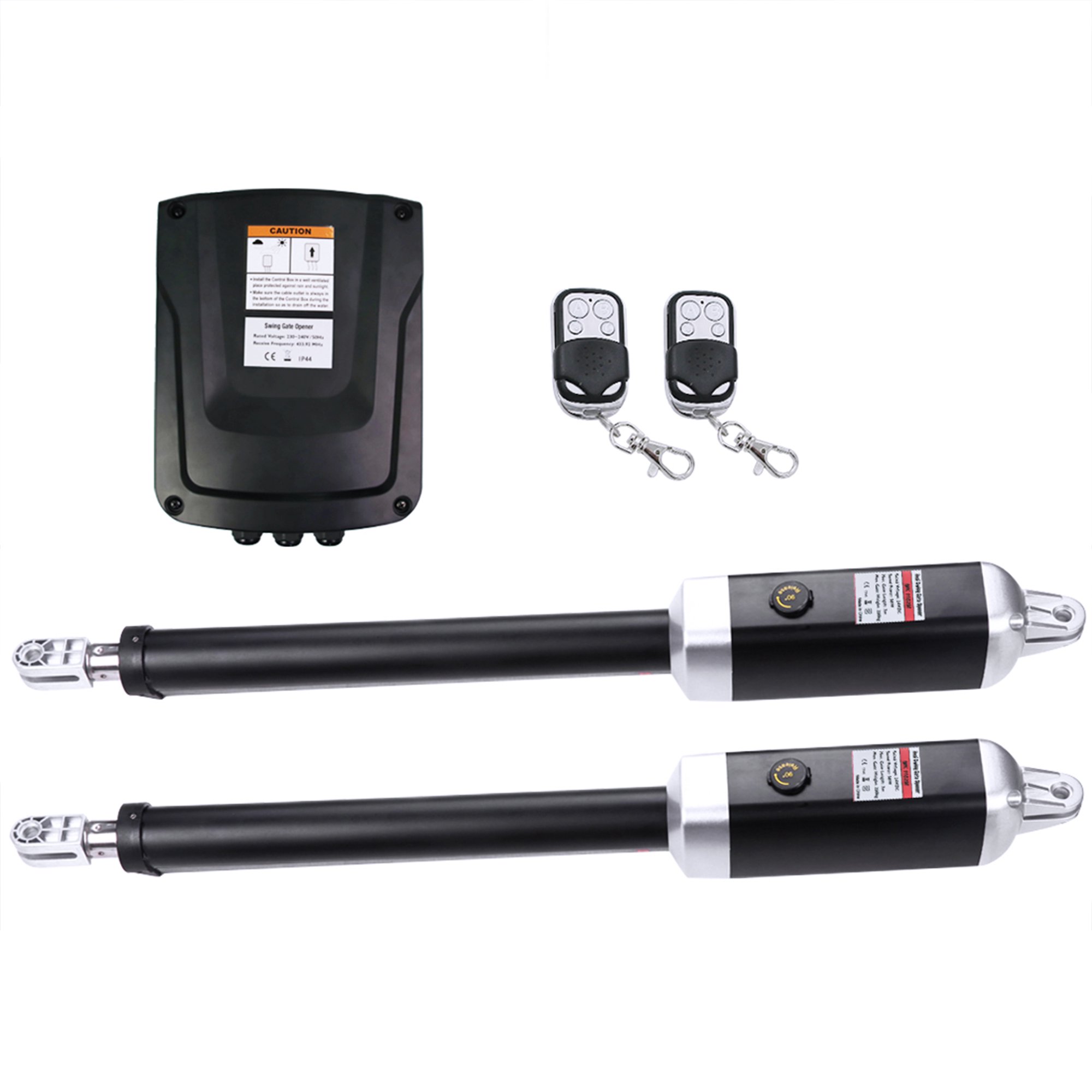ALEKO GG1700 Basic Kit Metal Dual Swing Gate Opener for Gates up to 2200 lbs.