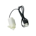 thumbnail image 2 of Mini bomba de agua USB de 5V, accesorios duraderos multifunción prácticos, baja tensión eléctrica para fuente, artesanía, pecera, acuario, hogar Blanco de Salvador bomba de fuente, 2 of 8