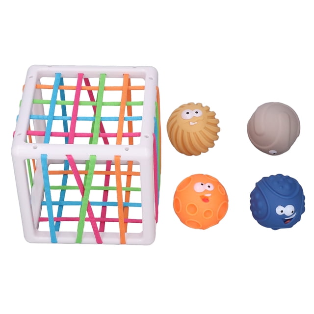 Juguete de cubo sensorial para bebé regalo de silicona ABS juguete de clasificación de forma de cubo sensorial para bebé para el desarrollo de niños Higoodz Otros
