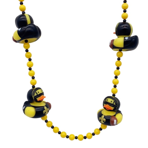 42" Nola Duck Mardi Gras Beads (Dozen)