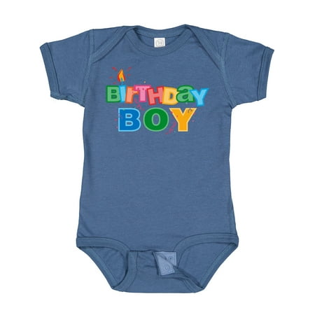 

Inktastic Birthday Boy Letters Gift Baby Boy Bodysuit