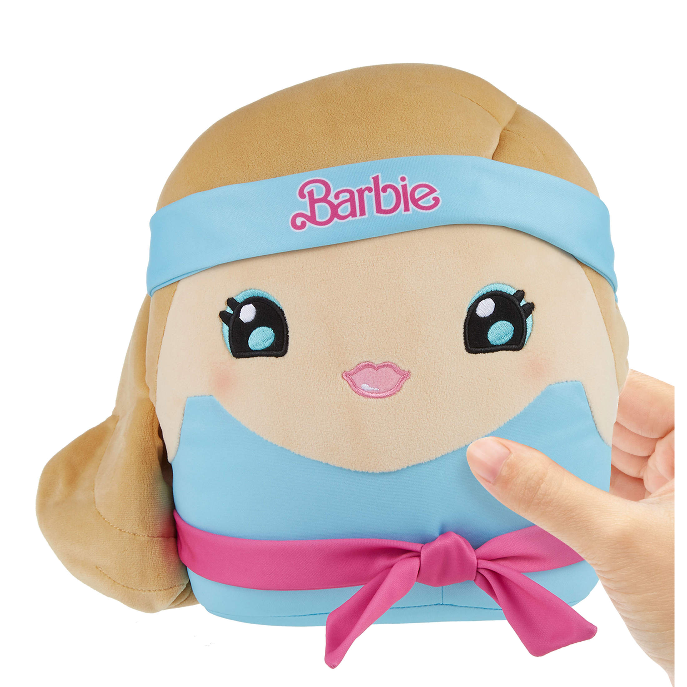 Barbie Cuutopia Plush, 10-inch Soft Pillow Doll, ‘80s-Inspired Workout Look & Soft Belt