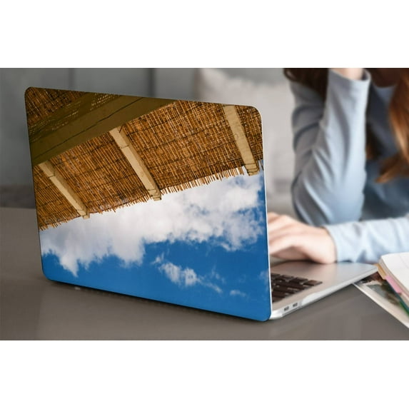 KSK KAISHEK Hard Protective Shell Case Cover Compatible New MacBook Air 13 inchs with Retina Display USB Type-C + Black Keyboard Cover Model: A1932 A2179 A2337 m1 (Sky Series 0735)