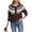 640 Brown, variant on Cardigan Sweaters for Women Fair Isle Knit Button Up Cardigan