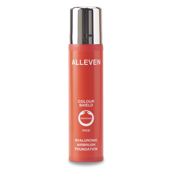 ALLEVEN Color Shield Face Hyaluronic Airbrush Foundation Spray Ámbar 75 ml