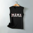 thumbnail image 6 of Dyegold Summer Tops for Women 2023, Summer Tank Tops for Women 2023 Trendy Funny MAMA Letter Print Blouses Dressy Casual Tshirt Sleeveless Round Neck ​Vest, 6 of 6